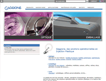 Tablet Screenshot of gaggione.fr